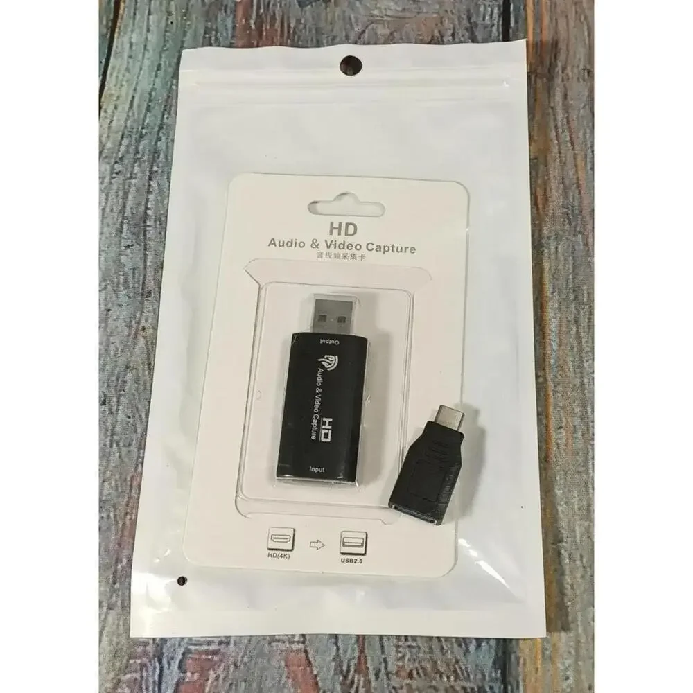 HD‎ USB 2.0 Audio & Video Capture Card with USB-C Adapter